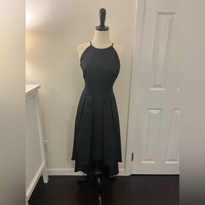 Aidan by Aidan Mattox Black High Low Dress